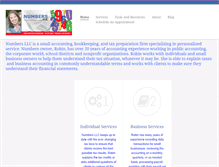 Tablet Screenshot of numbersbyrobin.com